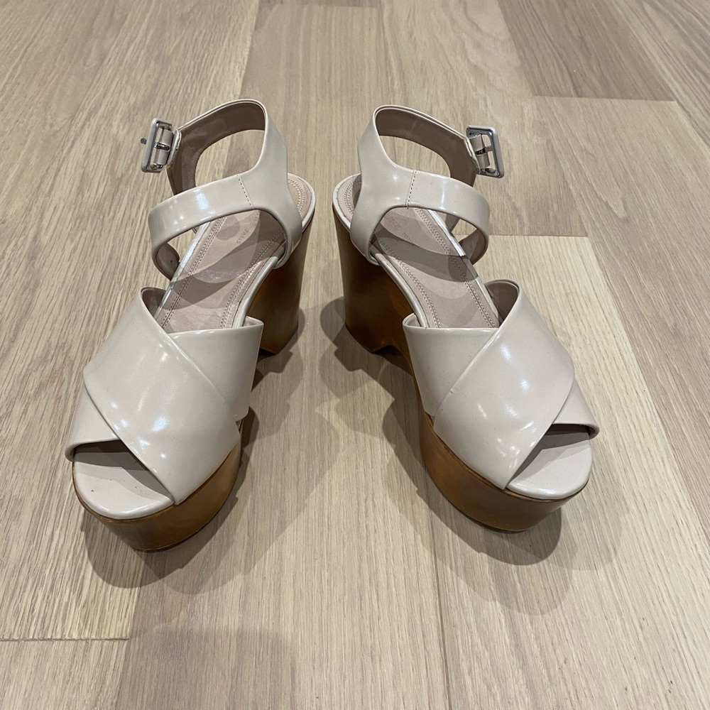 Celine Nude Wedges